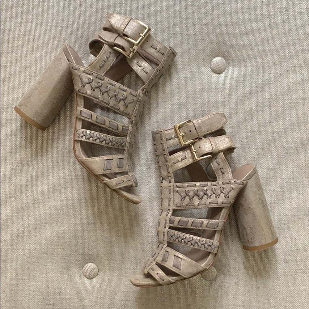 Donald J Pliner Bindy Cage Block Heel